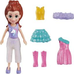 POLLY POCKET - Pequeo Pack De Moda Unicornio - HNF50