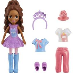 POLLY POCKET - Pequeo Pack De Moda Llama - HNF50