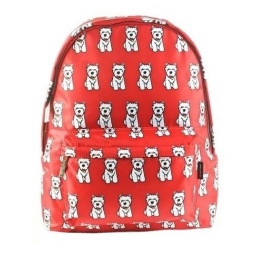 PET FRIENDS - Mochila Teen Westie Roja 40cm - 91201R