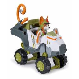 PAW PATROL - Vehculo Jungle Pups + Figura Tracker - 17776