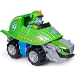 PAW PATROL - Vehculo Jungle Pups + Figura Rocky - 17776