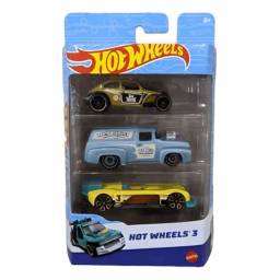 Hot Wheels - Vehculos Pack x3 - K5904