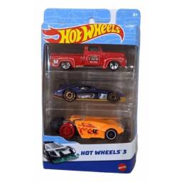 Hot Wheels - Vehculos Pack x3 - K5904