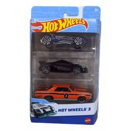 Hot Wheels - Vehculos Pack x3 - K5904