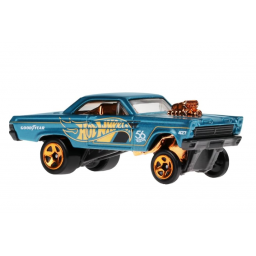 HOT WHEELS - Temticos Azul y Rosado - 65 MERCURY COMET CYCLONE-HDH54