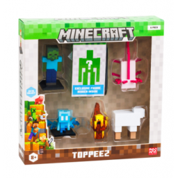 MINECRAFT - Figuras Pack x6 Axolotl - MC2060