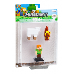 MINECRAFT - Figuras Pack x3 Alex - MC2020