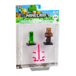 MINECRAFT - Figuras Pack x3 Axolotl - MC2020