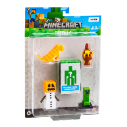 MINECRAFT - Figuras Toppeez Pack x5 Cat - MC2040