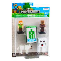 MINECRAFT - Figuras Toppeez Pack x5 Ghast - MC2040