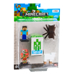 MINECRAFT - Figuras Toppeez Pack x5 Araa - MC2040