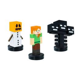 MINECRAFT - Sellos Pack x3 Golem de Nieve - MC5020