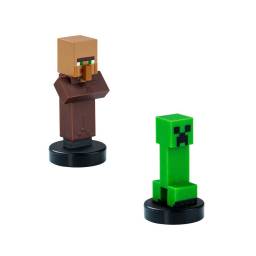 MINECRAFT - Sellos Pack x2 Aldeano y Creeper - MC5014