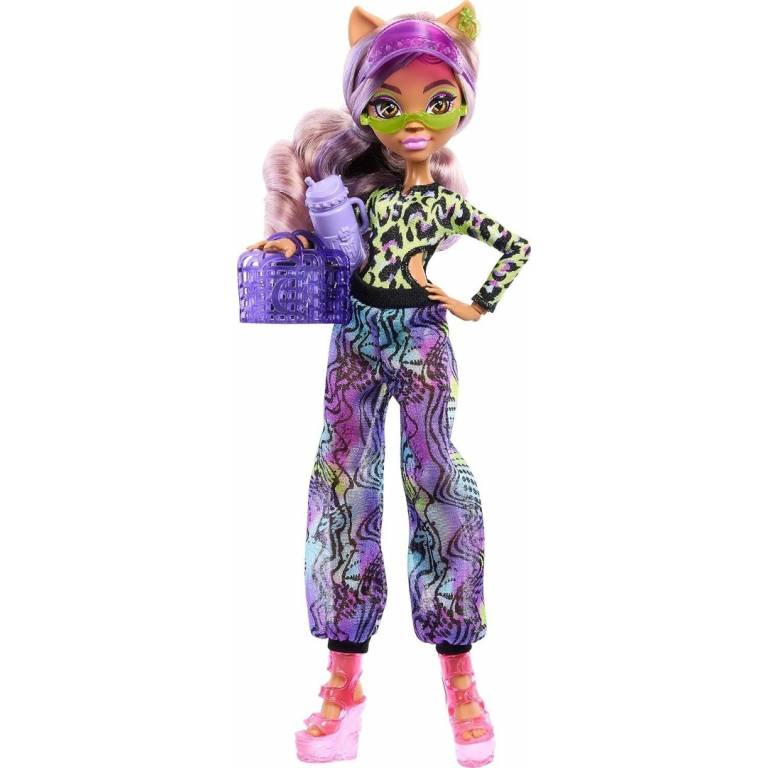 MONSTER HIGH - Isla del Terror Clawdeen Wolf Mueca - HRP67