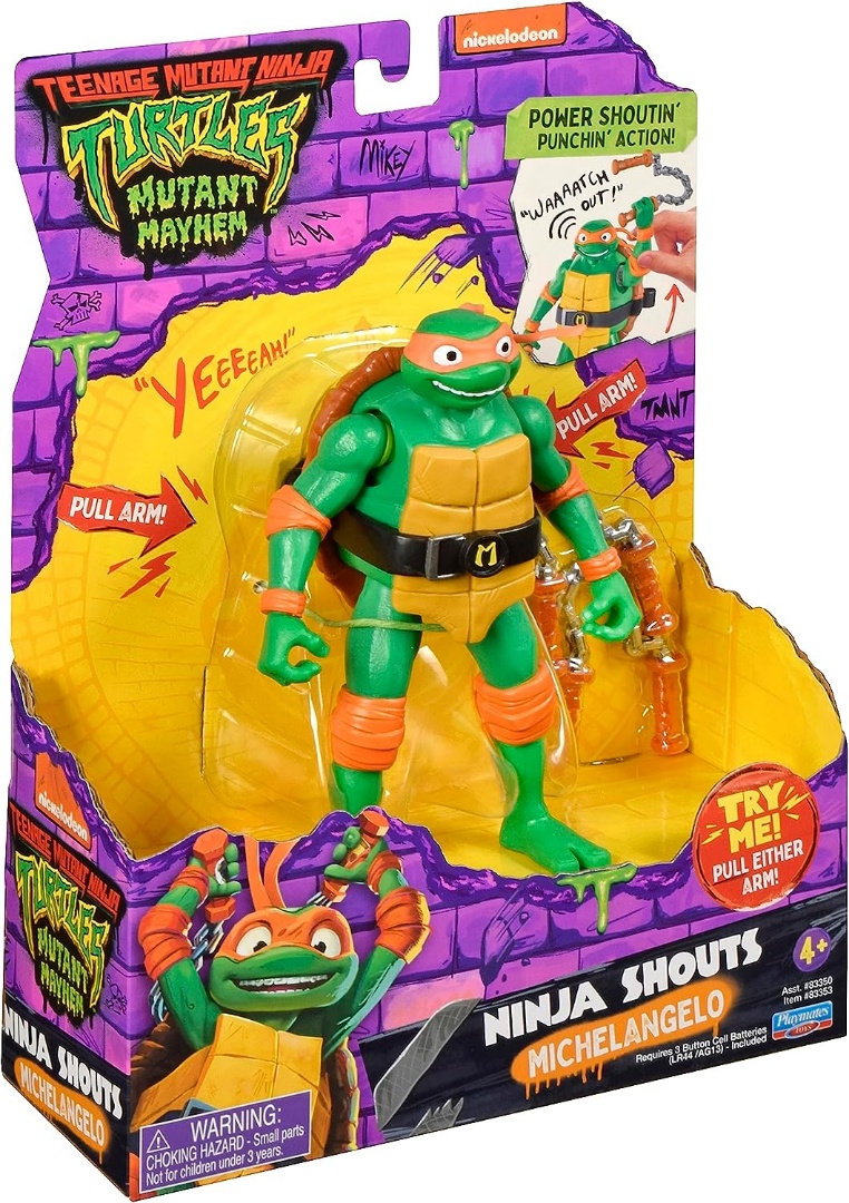 Tortugas Ninja Mutant Mayhem Ninja Shouts 15 Cm